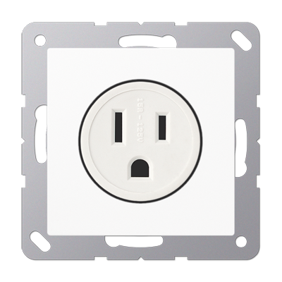 JUNG A521-15WW, US-NEMA socket, 4011377049659