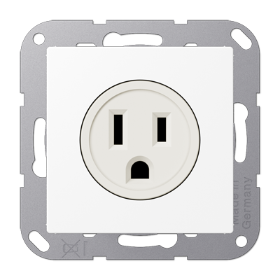 JUNG A521-15WWM, US-NEMA socket, 4011377203716