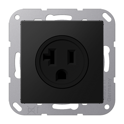 JUNG A521-20SWM, US-NEMA socket, 4011377205222