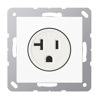 JUNG A521-20WW, US-NEMA socket, 4011377049857