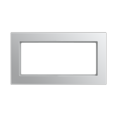 JUNG A5582-0BFAL, 2-gang frame A550, ex crossbar, 4011377192539