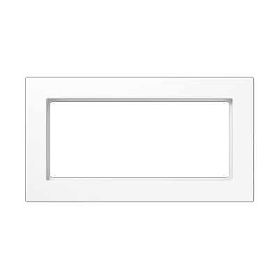 JUNG A5582-0BFWW, 2-gang frame A550, ex crossbar, 4011377192515