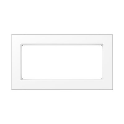 JUNG A5582-0BFWWM, 2-gang frame A550, ex crossbar, 4011377206984