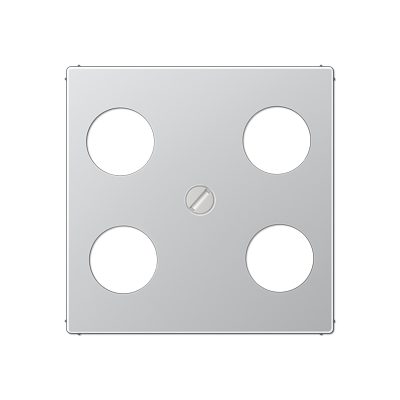 JUNG A561-4SAT1AL, cover f. SAT-TV socket Hirschmann, 4011377318458