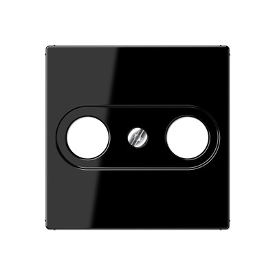 JUNG A561PLTVSW, centre plate for TV-FM-SAT socket, 4011377028845
