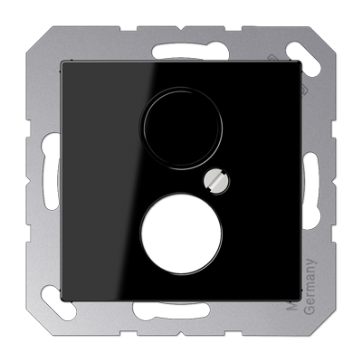 JUNG A562-1BFSW, centre plate f.Hifi socket, 4011377106550
