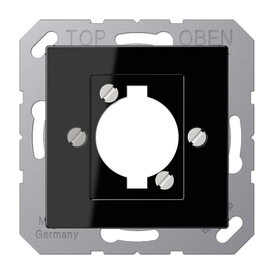 JUNG A568BFSW, centre plate for XLR-socket, 4011377105096