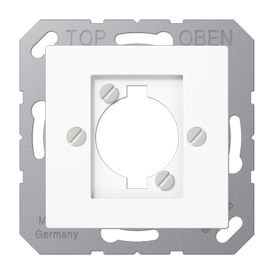 JUNG A568BFWW, centre plate for XLR-socket, 4011377105089