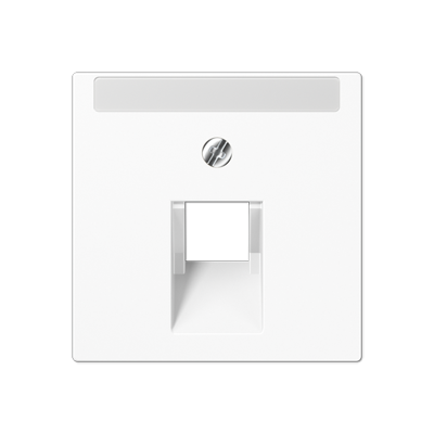 JUNG A569-1NAPLUAWW, centre plate for modular jack socket, 4011377205369