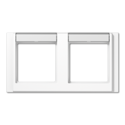 JUNG A5820NAWW, 2-gang frame, 4011377044050