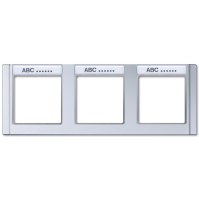 JUNG A5830NAAL, 3-gang frame, 4011377133556