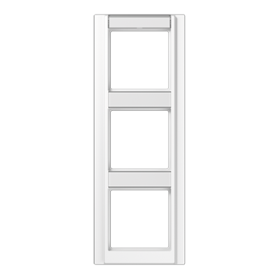 JUNG A583NAWW, 3-gang frame, 4011377043855