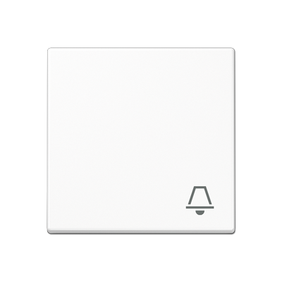 JUNG A590KWW, 1-gang rocker with symbol "bell, 4011377031258