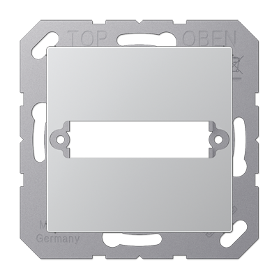 JUNG A594-125AL, centre plate for subminiature D-socket, 4011377035881