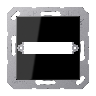 JUNG A594-125SW, centre plate for subminiature D-socket, 4011377035874