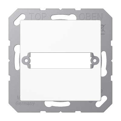 JUNG A594-125WW, centre plate for subminiature D-socket, 4011377035867