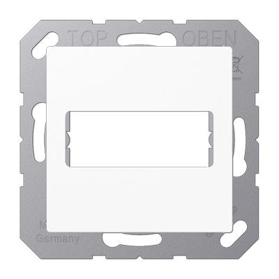 JUNG A594-1915WW, centre plate for subminiature D-socket, 4011377035812