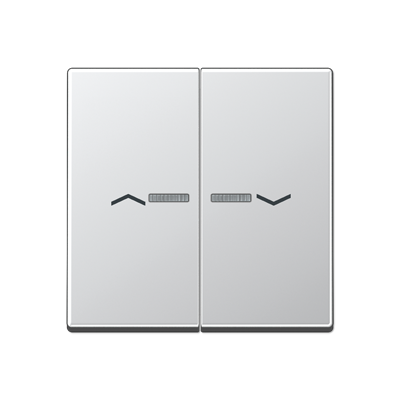 JUNG A595KO5PAL, 2-gang rocker with transparent lenses, 4011377218055