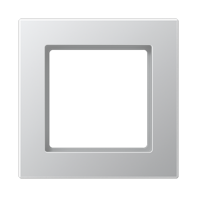 JUNG AC581AL, 1-gang frame, 4011377026575