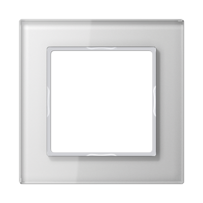 JUNG AC581GLWW, 1-gang frame, 4011377053472