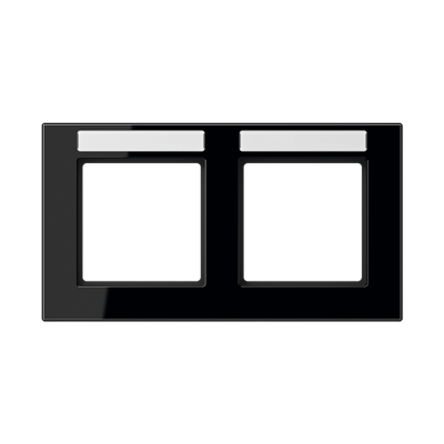JUNG AC5820BFNASW, 2-gang frame, 4011377105898