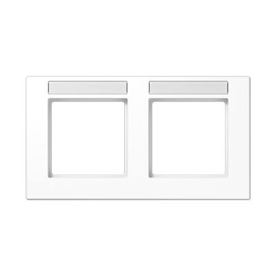 JUNG AC5820BFNAWW, 2-gang frame, 4011377105881