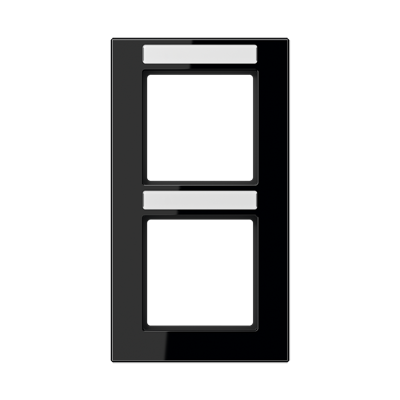 JUNG AC582BFNASW, 2-gang frame, 4011377105843