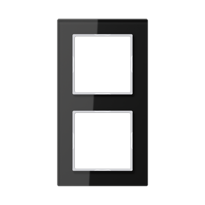 JUNG AC582GLSW, 2-gang frame, 4011377026667