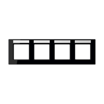 JUNG AC5840BFNASW, 4-gang frame, 4011377106192