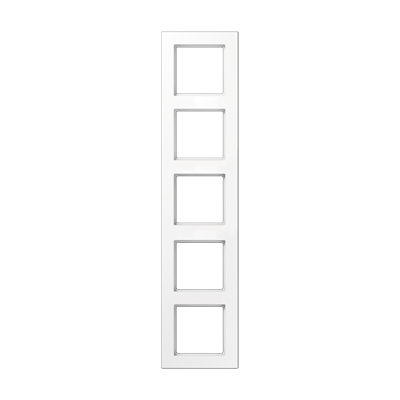 JUNG AC585BFWW, 5-gang frame, 4011377106239