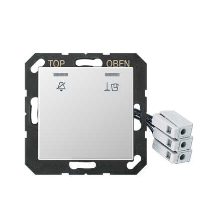JUNG ACUKO5M24AL, Hotel centre plate 24 V, corridor unit, 4011377162471