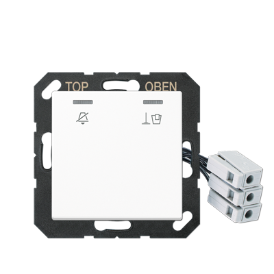 JUNG ACUKO5M24WW, Hotel centre plate 24 V, corridor unit, 4011377162440