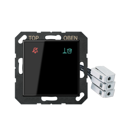 JUNG ACUKO6M24SW, Hotel centre plate glass 24 V, cor. unit, 4011377166264