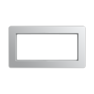 JUNG AF582-0BFAL, 2-gang frame A flow, ex crossbar, 4011377192577