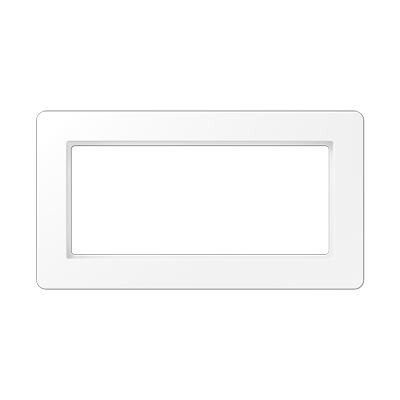 JUNG AF582-0BFWWM, 2-gang frame A flow, ex crossbar, 4011377207004