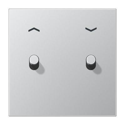 JUNG AL12-5PR0, Centre plate 1-gang "arrows" 2 toggle, 4011377177024