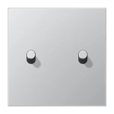 JUNG AL12-5R0, Centre plate 1-gang 2 toggle, 4011377174085