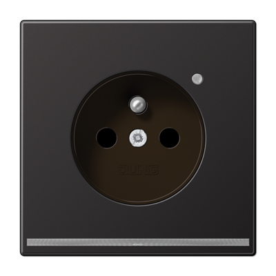 JUNG AL1520F-ODLNW, Socket Fren/Belg syst. LED pilot light, 4011377176577