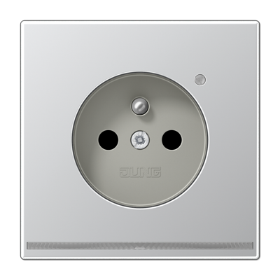 JUNG AL1520F-OLNW, Socket Fren/Belg syst. LED pilot light, 4011377176539
