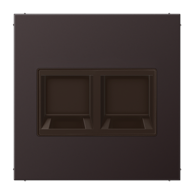 JUNG AL1969-25WED, centre plate for MJ f. 2 sockets, 4011377178458