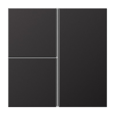 JUNG AL2403TSAD, cover kit 3-gang, complete, 4011377140868