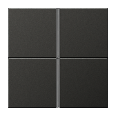 JUNG AL2404TSAAN, Cover kit 4-gang, complete, 4011377044579