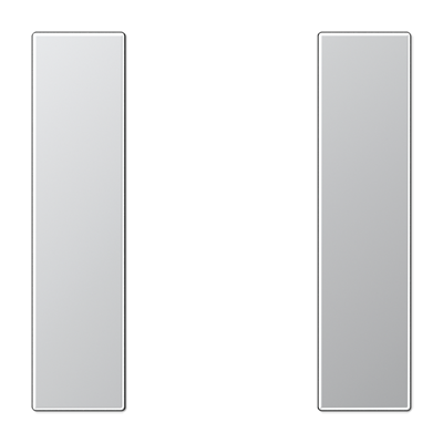 JUNG AL2501TSA, cover kit 1 gang, complete, 4011377109599