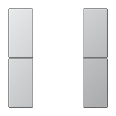 JUNG AL2502TSA, cover kit 2 gang, complete, 4011377109988