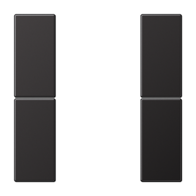 JUNG AL2502TSAD, cover kit 2 gang, complete, 4011377140769