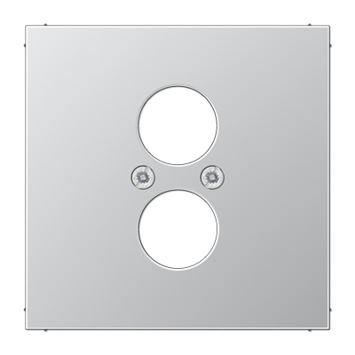 JUNG AL2962-2, Centre plate for 2 loudsp. or BNC socket, 4011377188556