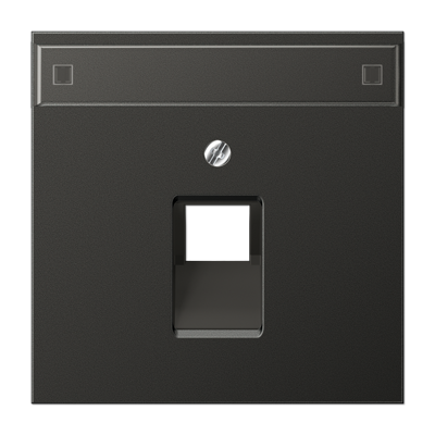 JUNG AL2969-1NAUAAN, centre pl.f.1-gang mod. jack sockets, 4011377012998