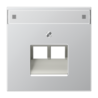 JUNG AL2969-2NAUA, centre pl.f.2-gang mod. jack sockets, 4011377189256