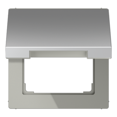 JUNG AL2990KL, centre plate with hinged lid, 4011377189553