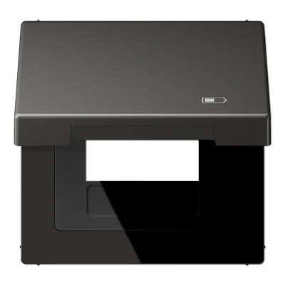 JUNG AL2990KLUSBAN, Hinged lid USB with centre plate, 4011377164086